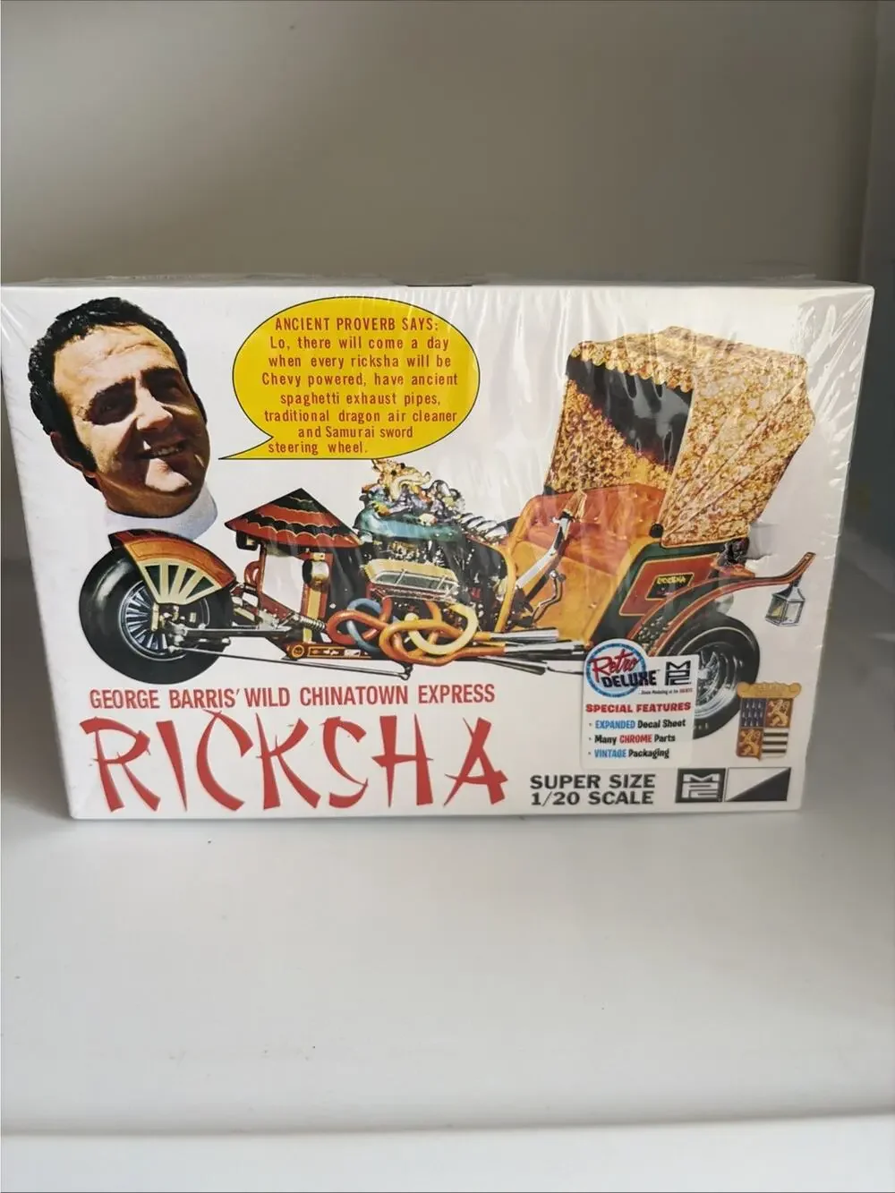 1/20 SCALE MPC GEORGE BARRIS' RICKSHA CHINATOWN EXPRESS MODEL KIT-SEALED
